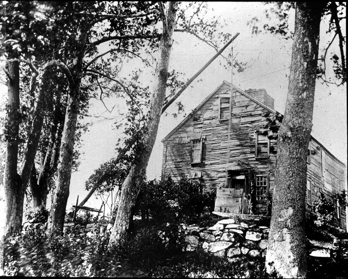 Francis Wyman House well sweep circa 1890's.