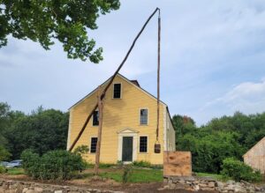 Rebuilt well-sweep, August 2023